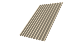 Профнастил С21 R 0.45 PE RAL 1015 светлая слоновая кость