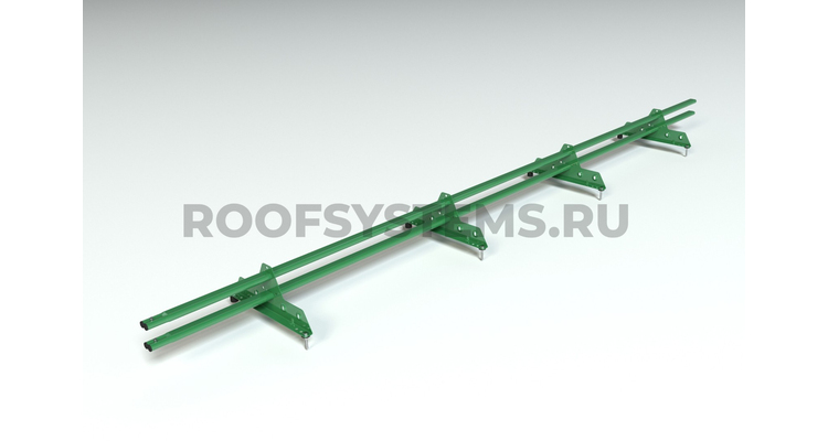 Снегозадержатель ELITE 40*20 овальный универсальный NEXT RAL 6005 (зеленый мох)