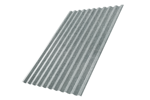 Профнастил С21 R 0,5 мм Zn оцинкованный