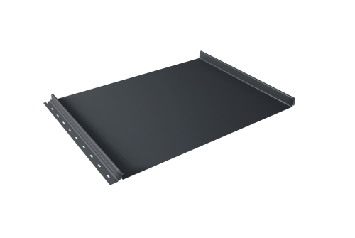 Кликфальц Grand Line 0,5 Satin Matt с пленкой на замках RAL 7024 мокрый асфальт