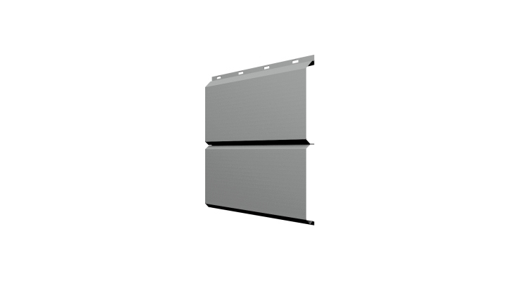 ЭкоБрус 0,345 GL 0.5 Satin с пленкой RAL 9006 бело-алюминиевый