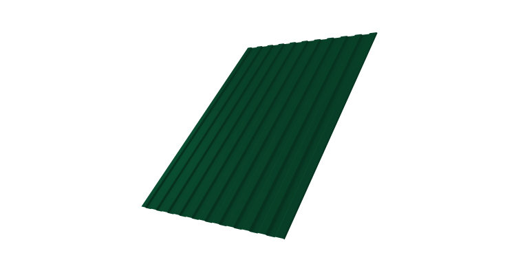 Профнастил С8А 0,45 PE RAL 6005 зеленый мох