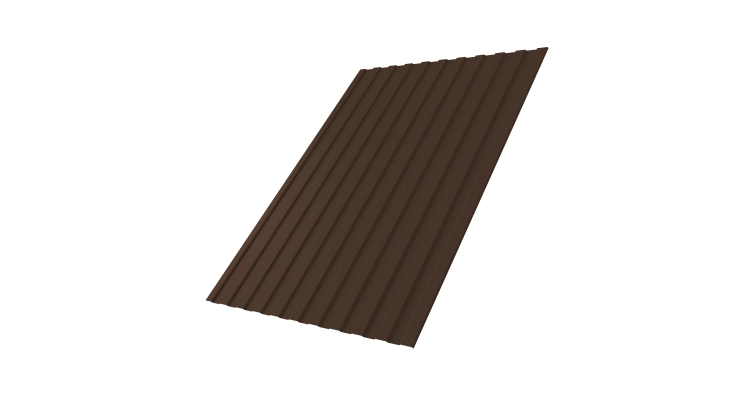 Профнастил С8А 0,45 Drap RAL 8017 шоколад