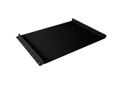 Кликфальц Grand Line 0,5 Satin Matt TX с пленкой на замках RAL 9005 черный