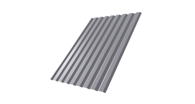 Профнастил С20A 0.45 Drap TX RAL 7004 сигнальный серый