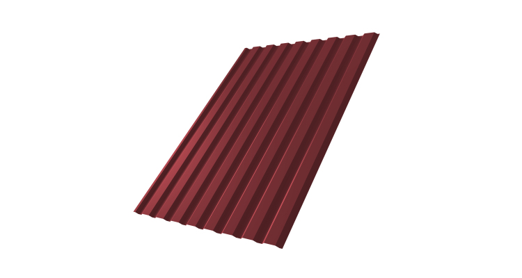Профнастил С20A 0,5 Satin Matt TX RAL 3005 красное вино