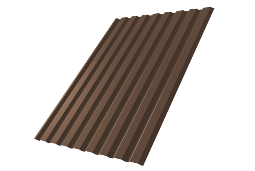 Профнастил С20A 0.5 Satin Matt TX RAL 8017 шоколад