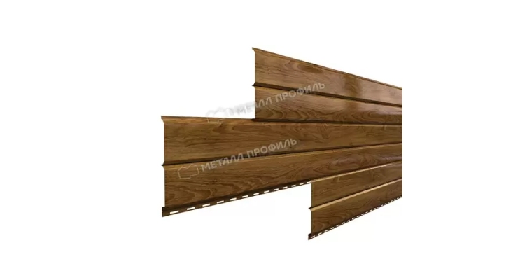Сайдинг Металл Профиль Lбрус-15х240 (ECOSTEEL-01-МореныйДуб-0.5)