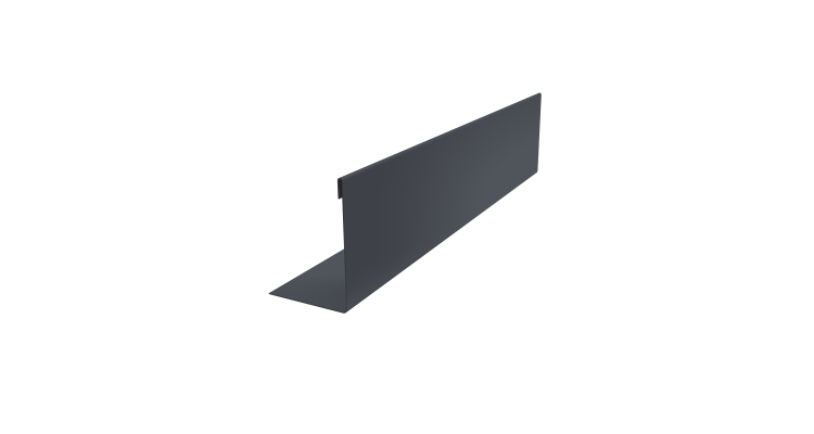 Нащельник 150 Texas 25х35 0,5 Velur X RAL 7024 мокрый асфальт (L1,8)