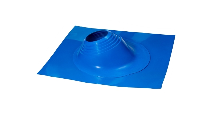 Проходной элемент MF угловой №3.1 (280-460мм) +185 EPDM (металлический окрашенный фланец) синий