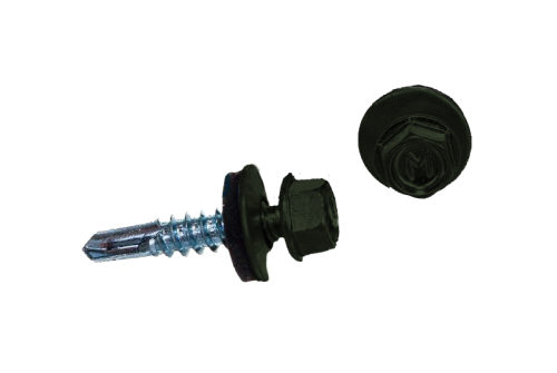 Саморез по металлу Daxmer 5,5х25 RAL 6020 (250) сверло №3