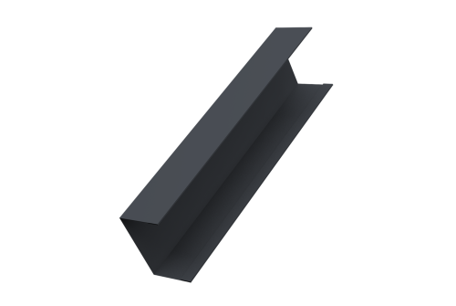 Крышка жалюзи Milan,Tokyo 0,45 Drap-double TX RAL 7024 мокрый асфальт (2м)