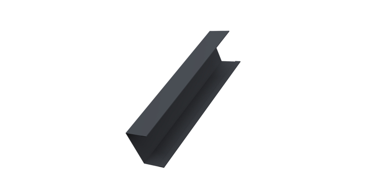 Крышка жалюзи Milan, Tokyo для калиток, ворот 0,45 Drap-double TX RAL 7024 мокрый асфальт (2м)